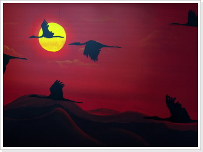 "Abendland II" Fachklinik Richelsdorf "Abendland II" Wandgestaltung (innen)