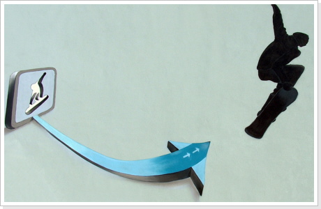 "Boarder - Ausbruch" Turnhalle Regelschule 03 Erfurt "Boarder - Ausbruch" Fassadengestaltung