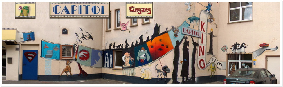 "Die Welt des Film´s" Capitol-Kino Saalfeld "Die Welt des Film´s" Fassadengestaltung