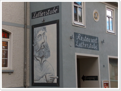 "Lutherstube" Hotel Tanne Saalfeld "Lutherstube" Fassadengestaltung