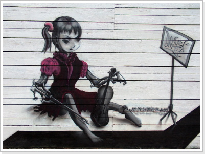 "gestört... ?!" Fassadengestaltung (Teil 03) "gestört... ?!" AJZ Erfurt