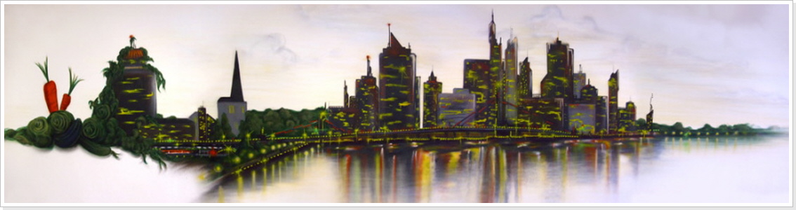 "City-Gem&uuml;se" Wandgestaltung (innen)