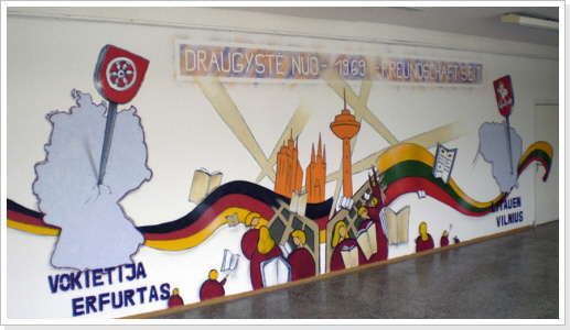 "Freundschaft" Wandgestaltung (innen)